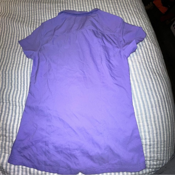 Old Mill Women's Size Small Short Sleeve Rip-Stop Button-Up Shirt Purple NWT - Picture 6 of 6